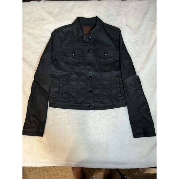 Articles of Society Black Denim Jacket Women’s Size Medium M - Picture 5 of 8